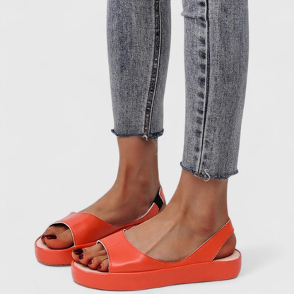 Marena | Women's sandals with platform sole and heel strap