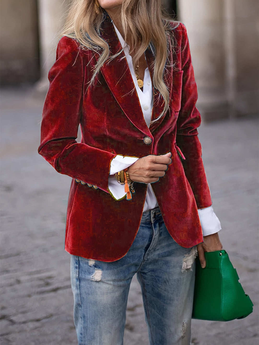 Carlotta | Blazer classico da donna con bottoni