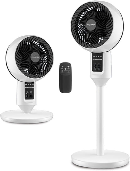 Veltrix | Höhenverstellbarer Standventilator mit Oszillation