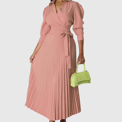 Linas | Weiches Midikleid mit Falten
