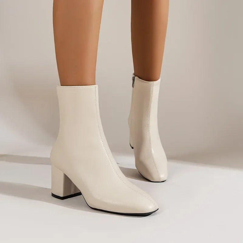 Anita | Damen elegante comfortabele Stiefeletten mit Absatz