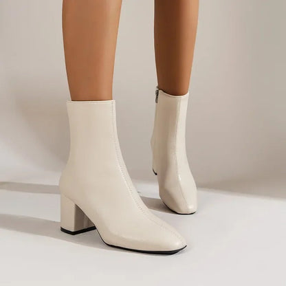 Anita | Damen elegante comfortabele Stiefeletten mit Absatz