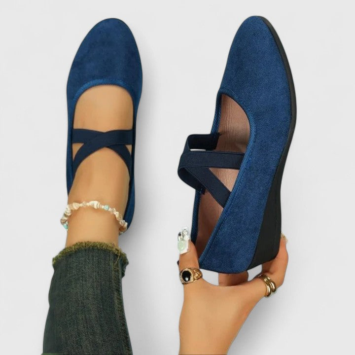 Rosa | Women's orthopedic ballerinas with cross straps