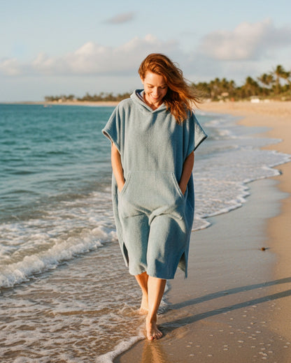 Rosalie | Sommerponcho Damen | Mit Kapuze