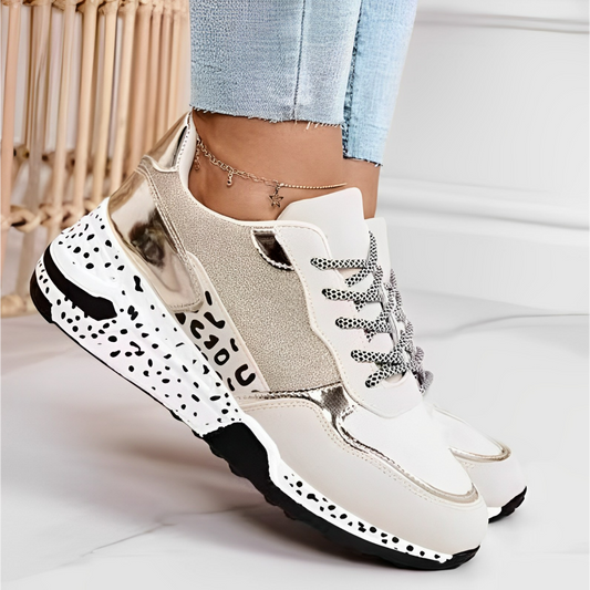 Anna | Orthopädische Sneaker mit Schnürung und dicker Sohle