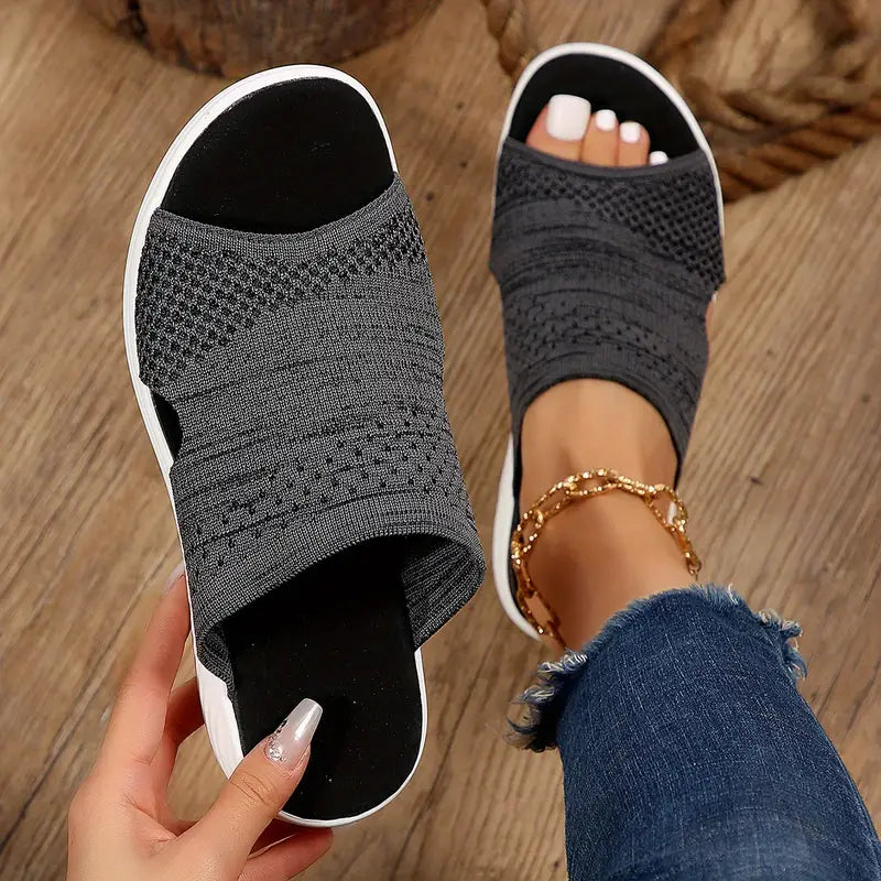 Nadine | Women's orthopedic slides with slip-on and open design