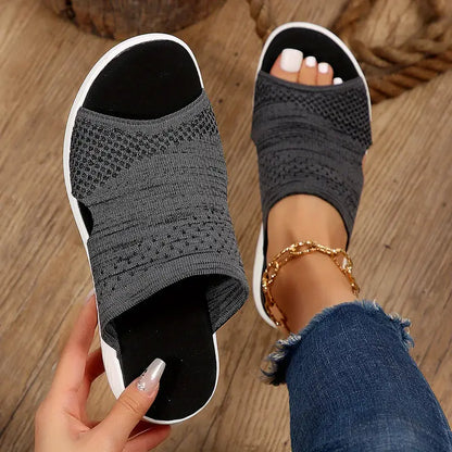 Nadine | Women's orthopedic slides with slip-on and open design
