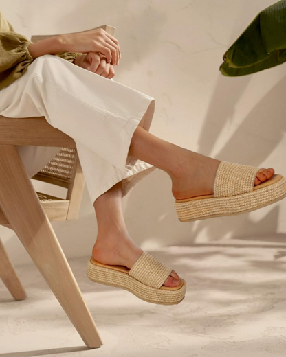 Sophie | Women's sandals with platform sole and boho style for summer