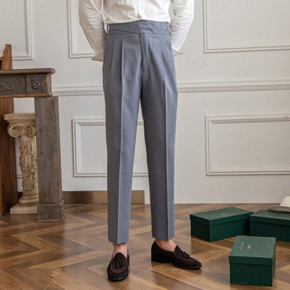 Armin | Elegant men's trousers with a high waist | Formal style