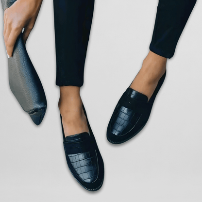 Margarete | Orthopädische Loafer mit Slip-on und Struktur