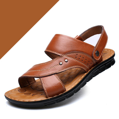 Daren | Herren elegante Sandalen mit Riemen und Fersenriemen