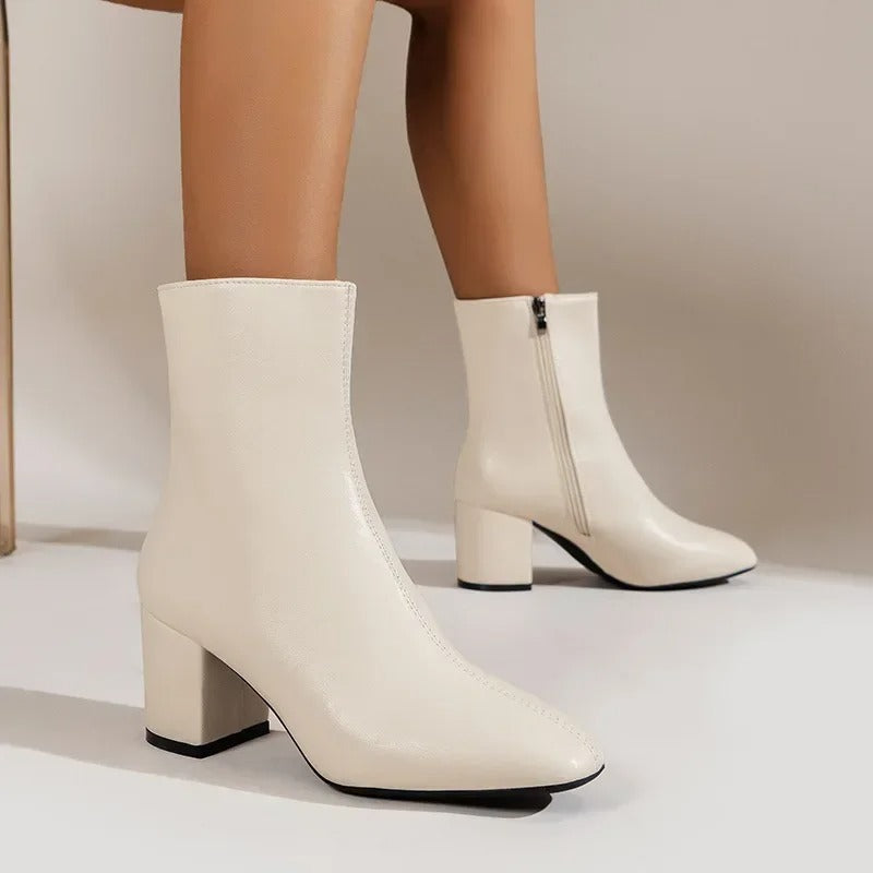 Anita | Damen elegante comfortabele Stiefeletten mit Absatz