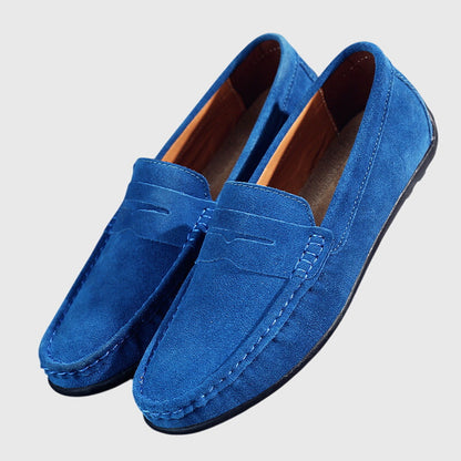 Romy | Damen orthopädische Slip-On Loafer mit Spange und Naht