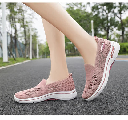Zefira | Sneakers ortopediche slip-on da donna con suola ammortizzata