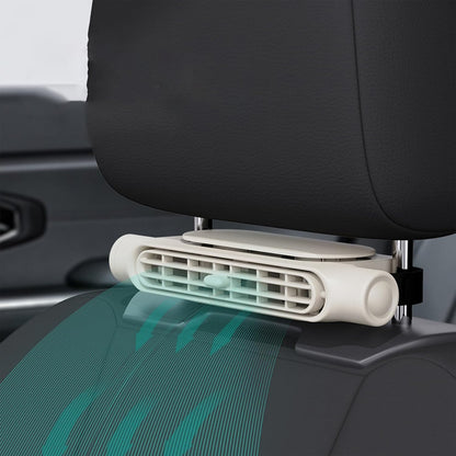 Zenvico | Autoventilator mit USB-Anschluss und Kopfstützenhalterung