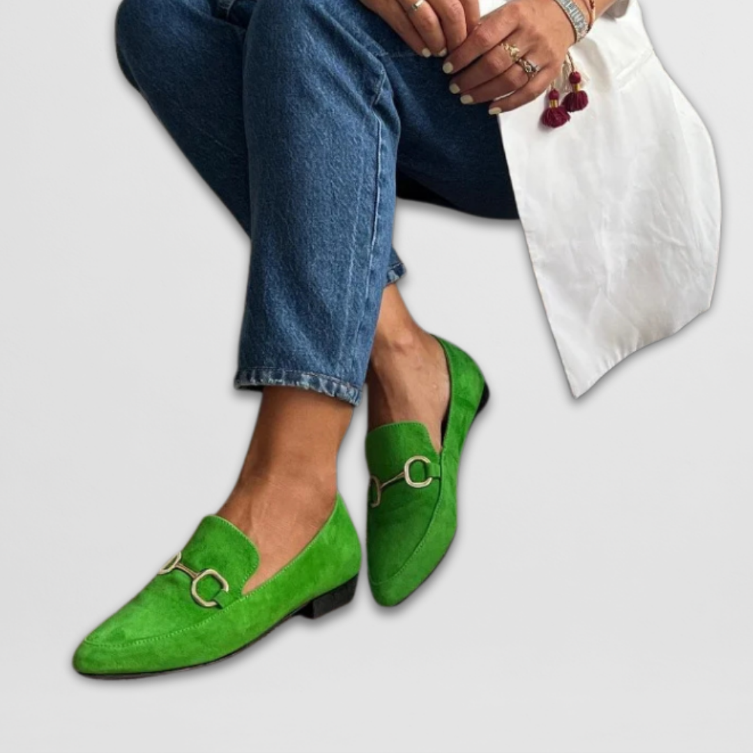 Heike | Damen Loafer mit spitzer Form und Schnalle