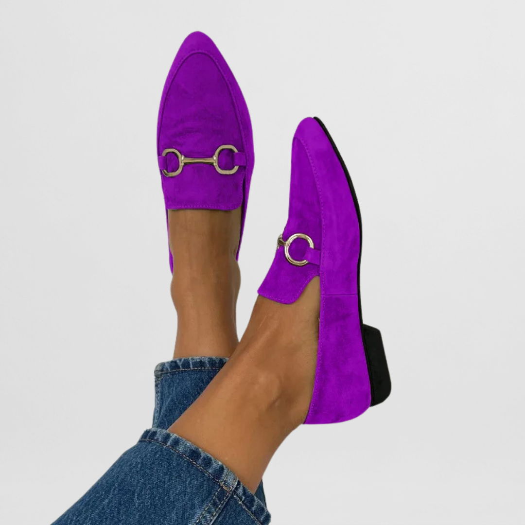 Heike | Damen Loafer mit spitzer Form und Schnalle