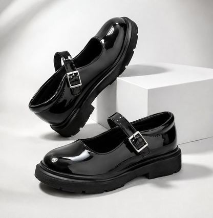 Orlina | Mary Jane Shoes with Buckle Fastening and Chunky Sole