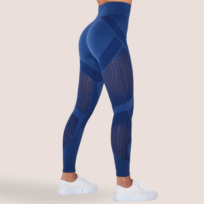 Corinne | Figurbetonte Anti-Cellulite-Leggings mit Kontrastdesign