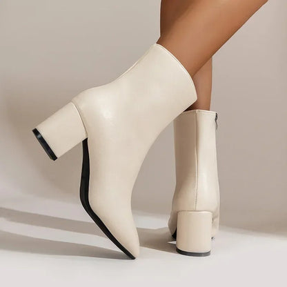 Anita | Damen elegante comfortabele Stiefeletten mit Absatz