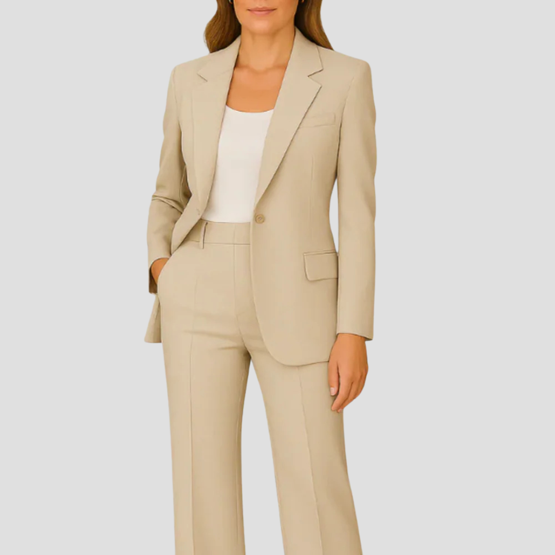 Henriette | Formal women's suit with long blazer and trousers | Modern