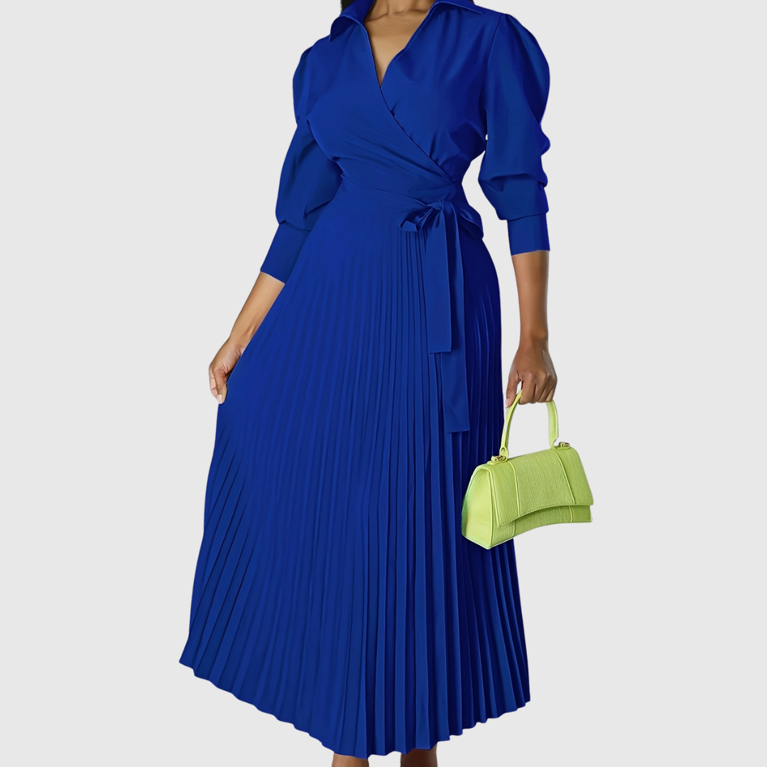 Linas | Weiches Midikleid mit Falten