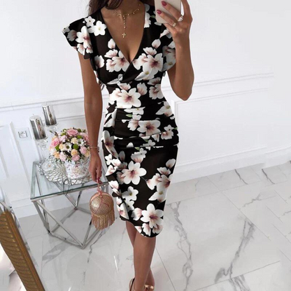 Emma | Prächtiges Damen Sommerkleid mit Muster