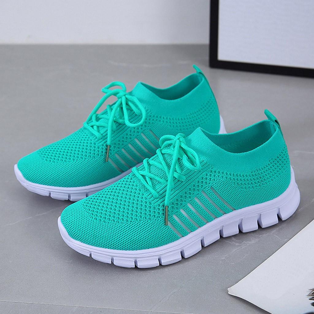 Lotta| Sneakers ortopediche da donna con lacci e materiale a maglia