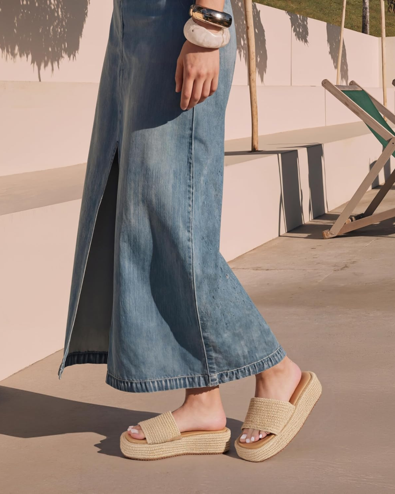 Sophie | Women's sandals with platform sole and boho style for summer