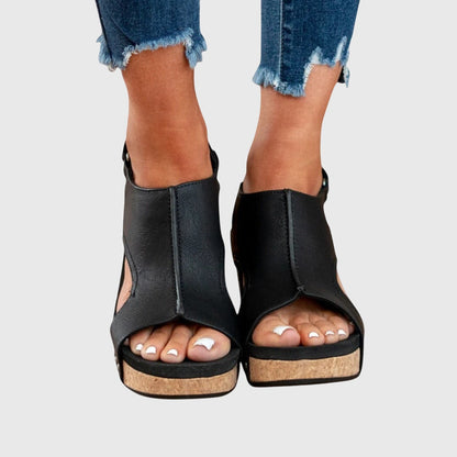 Ingrid | Women's orthopedic sandals with platform sole
