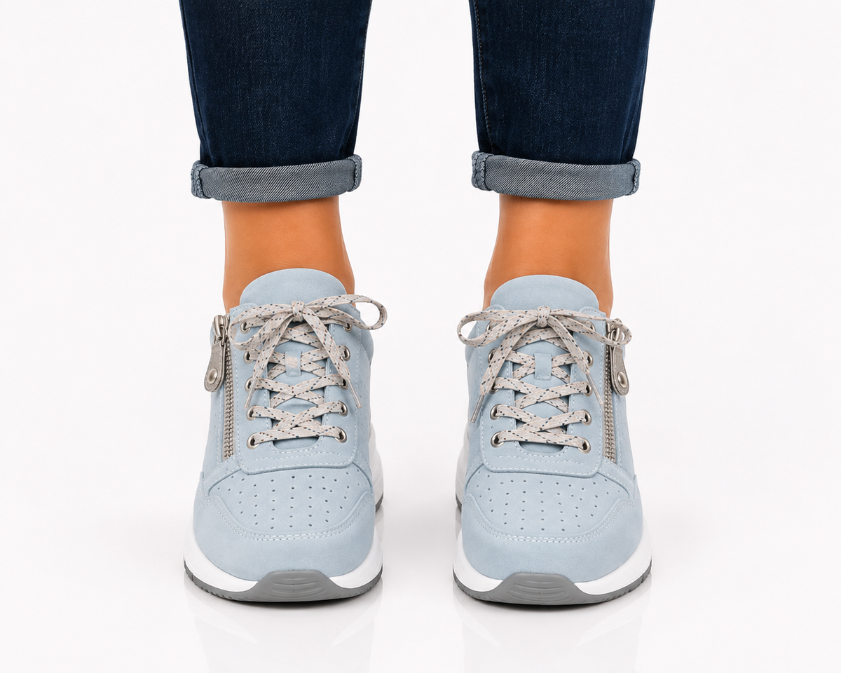Anna | Orthopädische Sneaker mit Schnürung und dicker Sohle