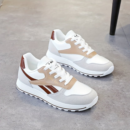 Cora | Damen Sneaker mit Schnürung und Panel Design und Sohle