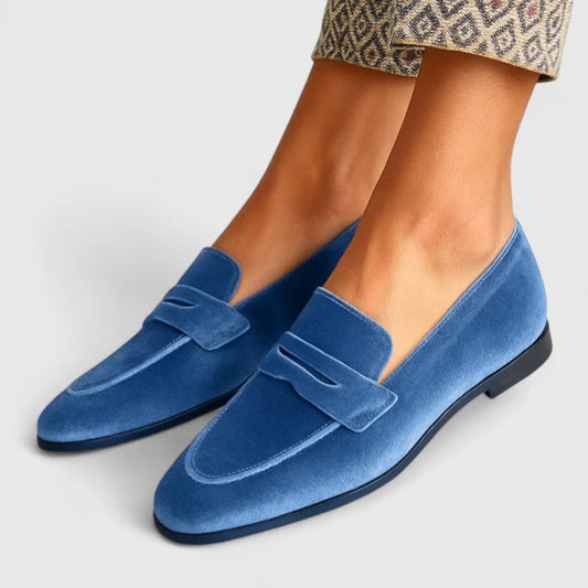 Theresa | Damen sophisticated Slip-On Loafer mit Spange