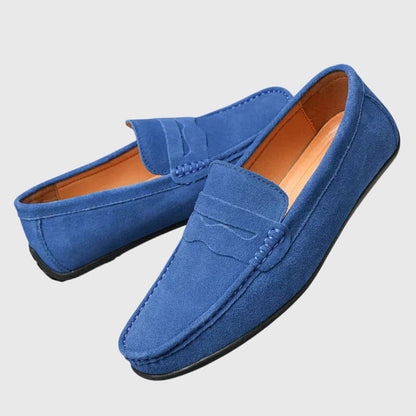 Romy | Damen orthopädische Slip-On Loafer mit Spange und Naht