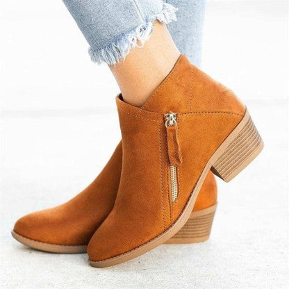 Aneta | Damen Ankle Boots mit seitlichem Reißverschluss | Schick