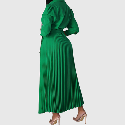 Linas | Weiches Midikleid mit Falten