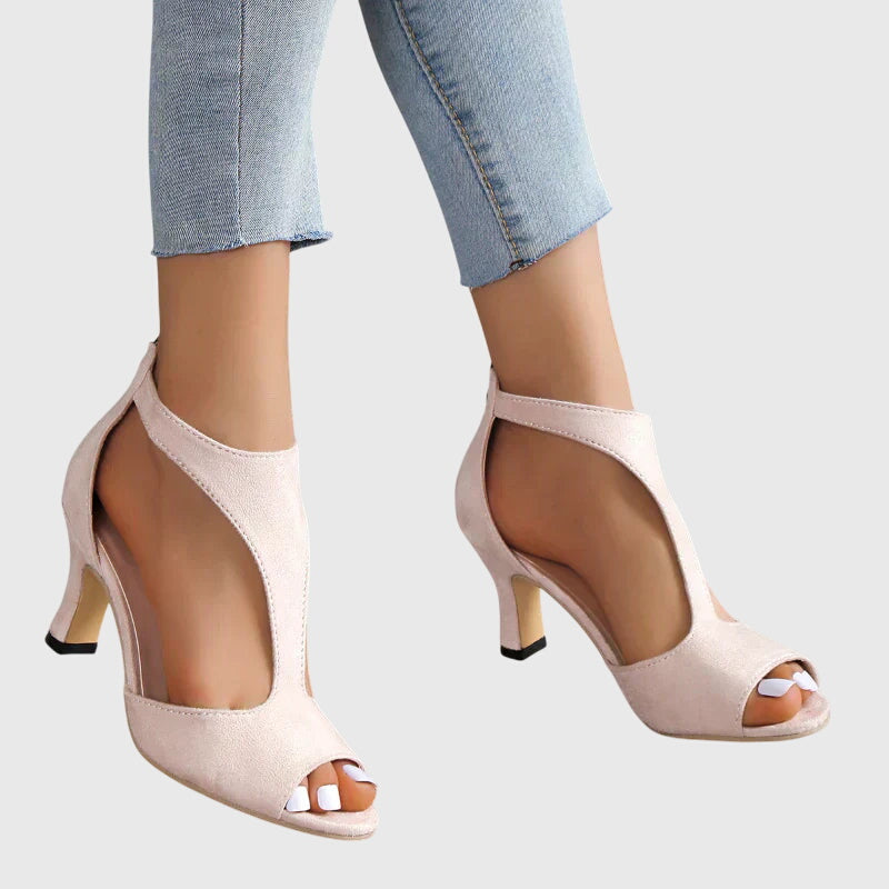 Anika | Décolleté da donna con cut-out, punta e tacco aperti