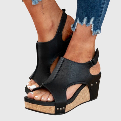 Ingrid | Women's orthopedic sandals with platform sole