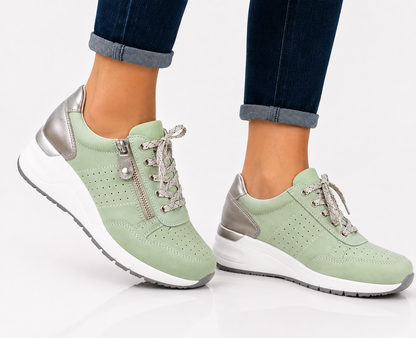 Anna | Orthopädische Sneaker mit Schnürung und dicker Sohle