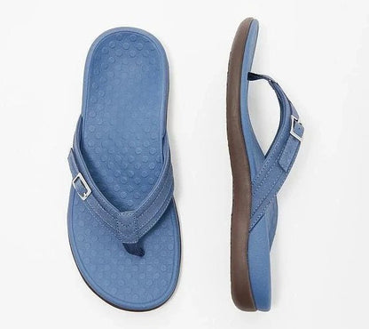 Greta | Orthopedic Flip Flops with Strap and Buckle
