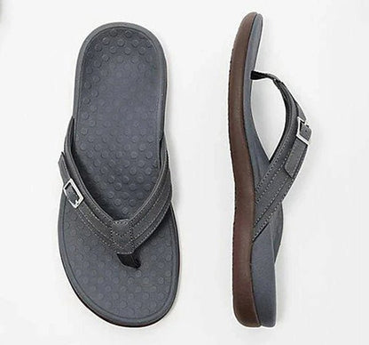 Greta | Orthopedic Flip Flops with Strap and Buckle