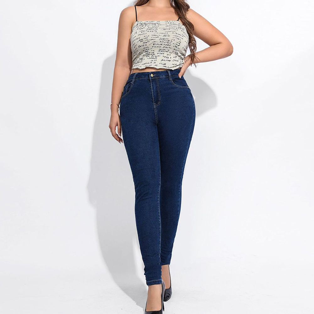 Sarah | Hochelastische Jeans mit hoher Taille