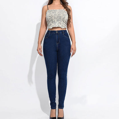 Sarah | Hochelastische Jeans mit hoher Taille