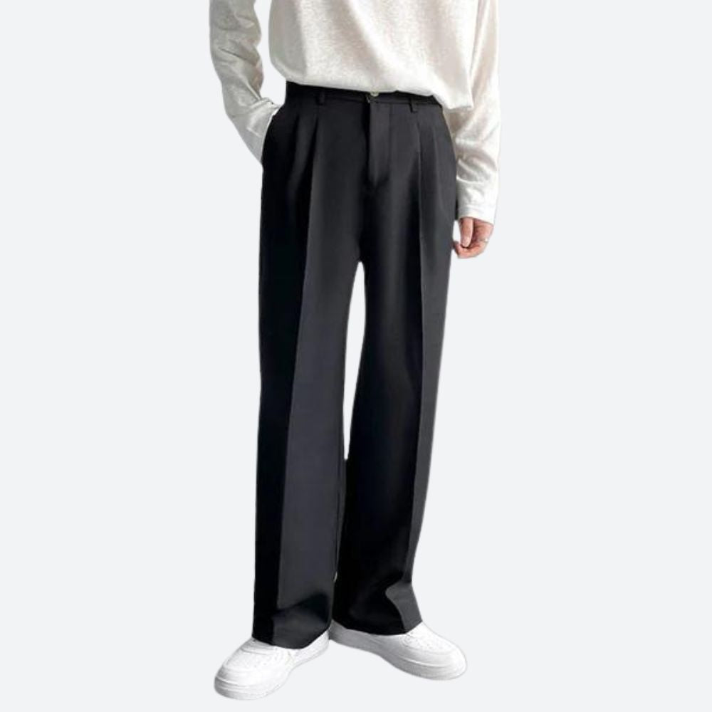 Conrad | Elegant men's trousers with pleats | Classic cut