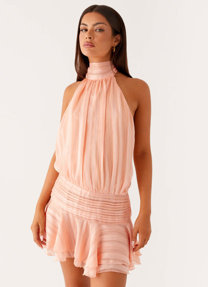 Xenia | Elegantes Damen Minikleid mit Neckholder