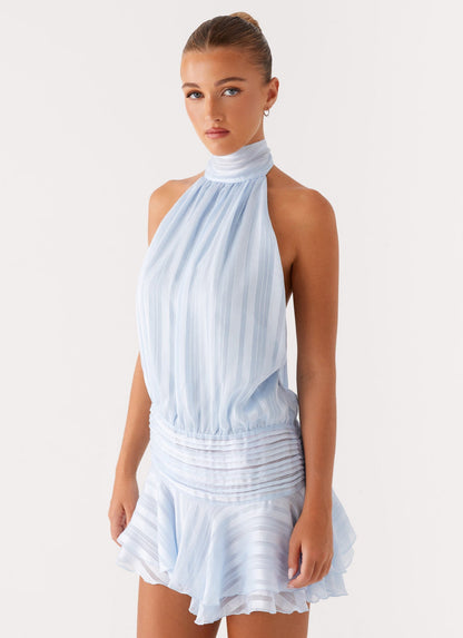 Xenia | Elegantes Damen Minikleid mit Neckholder