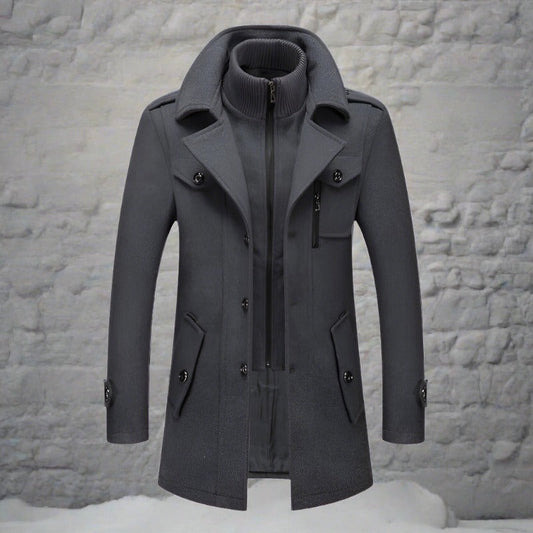 Ivo | Extra-Thick Winter Coat with High Collar