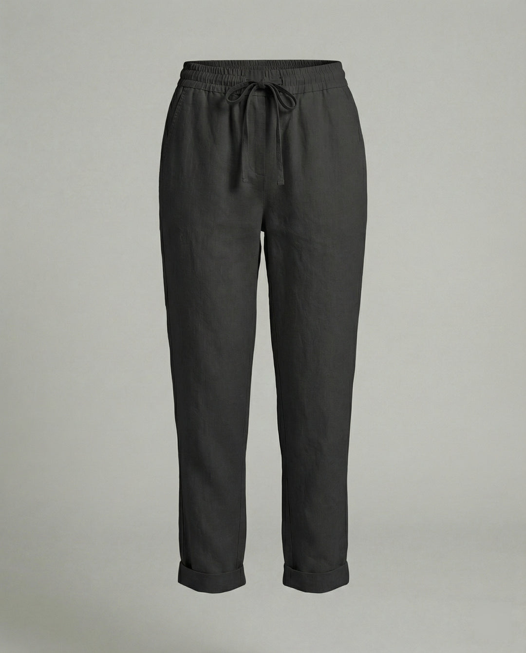 Polina | Women's trousers with elasticated waistband and drawstring | Relaxed fit
