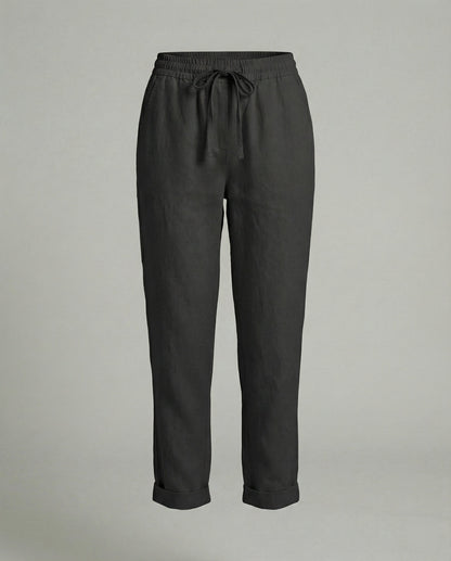 Polina | Women's trousers with elasticated waistband and drawstring | Relaxed fit