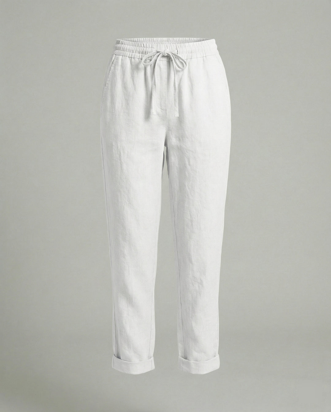 Polina | Women's trousers with elasticated waistband and drawstring | Relaxed fit